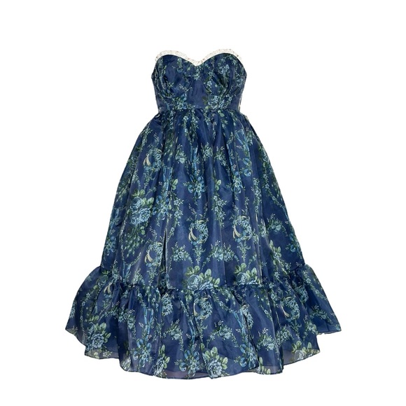 SELKIE The French Puff Corset Dress, Cassiopeia, Small - Picture 8 of 14